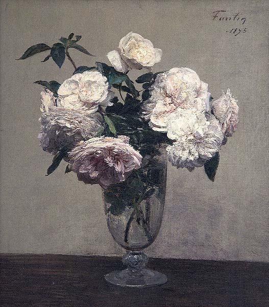 Henri Fantin-Latour Vase of Roses Germany oil painting art